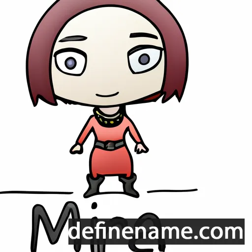 cartoon of the name Mira