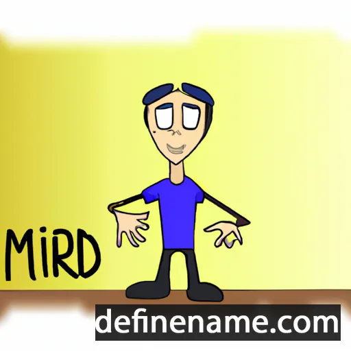 cartoon of the name Mirad