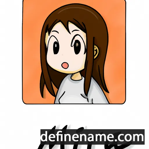 cartoon of the name Mirai