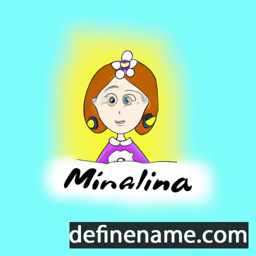 cartoon of the name Miralina