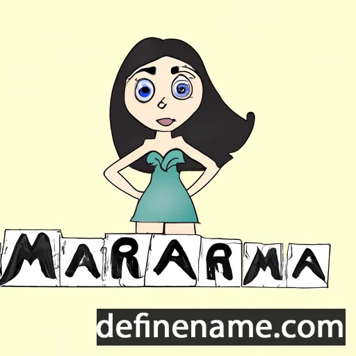 cartoon of the name Miramar