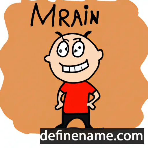 cartoon of the name Miran