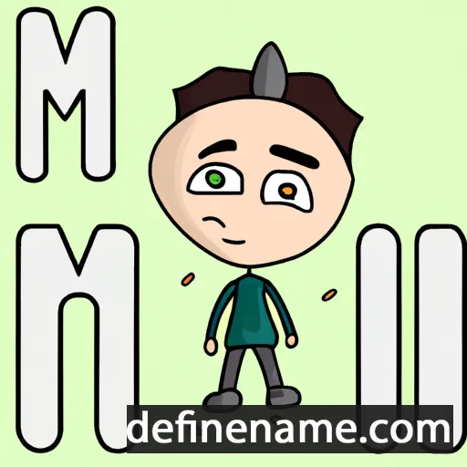 cartoon of the name Miran