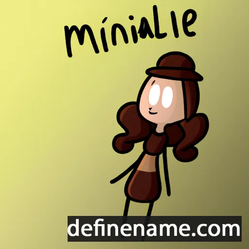 cartoon of the name Miranelle