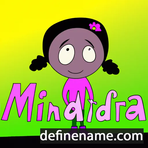 cartoon of the name Mirannda