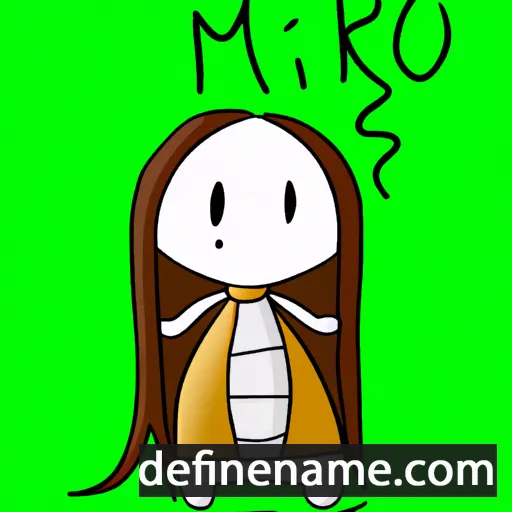 cartoon of the name Mirari