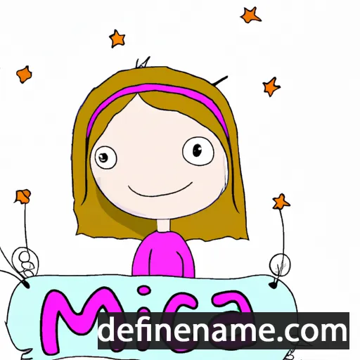 cartoon of the name Mirca