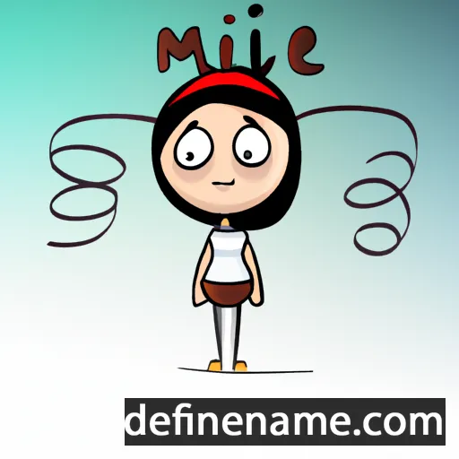 cartoon of the name Mirel