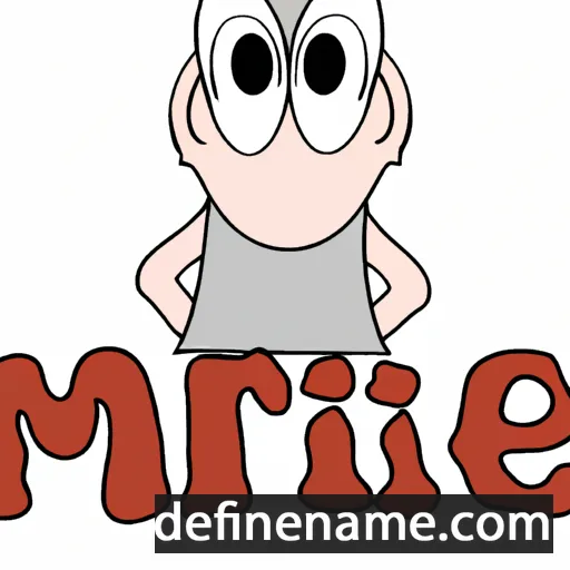 cartoon of the name Mirel