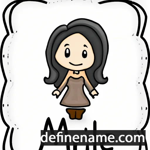 cartoon of the name Mirelle