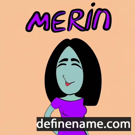 cartoon of the name Miren