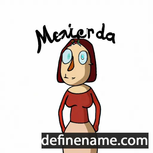 cartoon of the name Mirenda