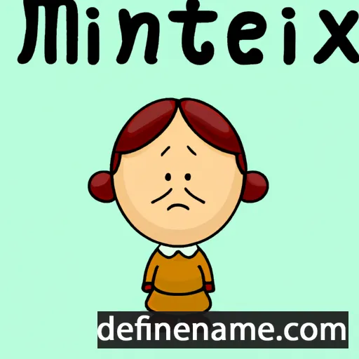 cartoon of the name Mirentxu