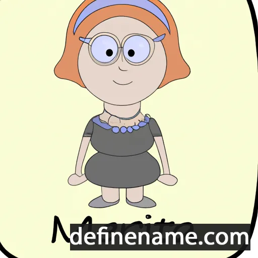 cartoon of the name Miretta