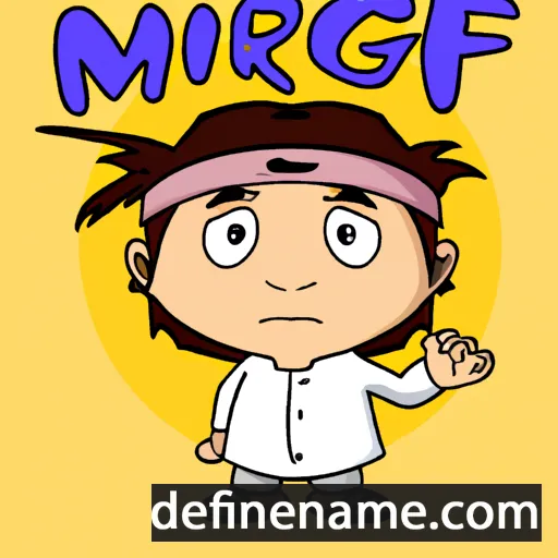 cartoon of the name Mirfiq