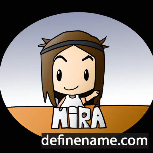 cartoon of the name Miria