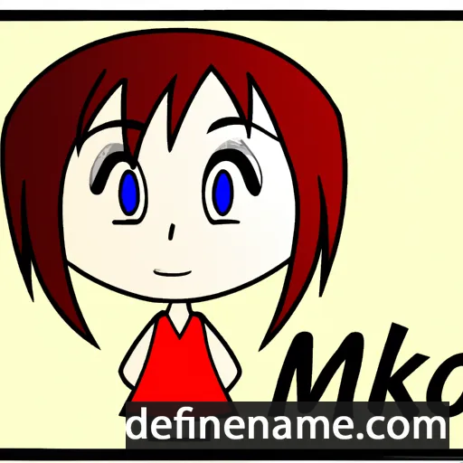 cartoon of the name Miriko