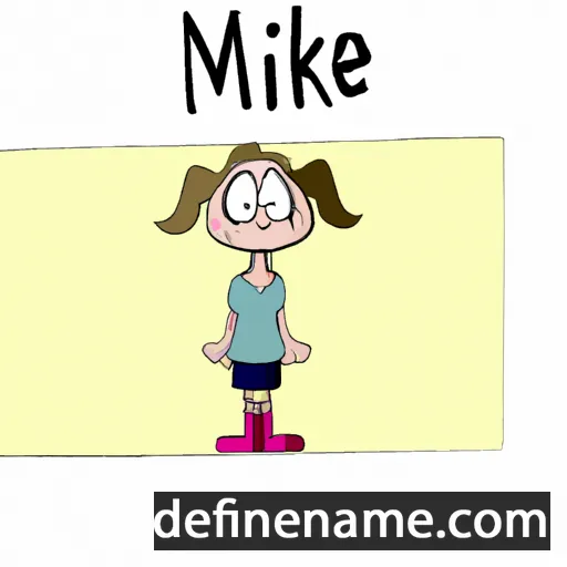 cartoon of the name Mirke