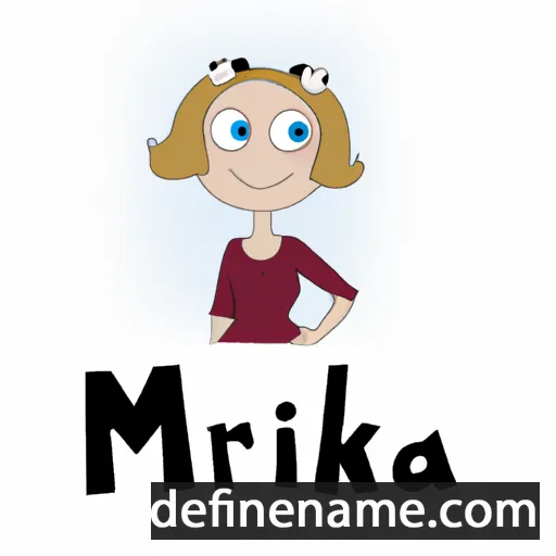 Mirkka cartoon