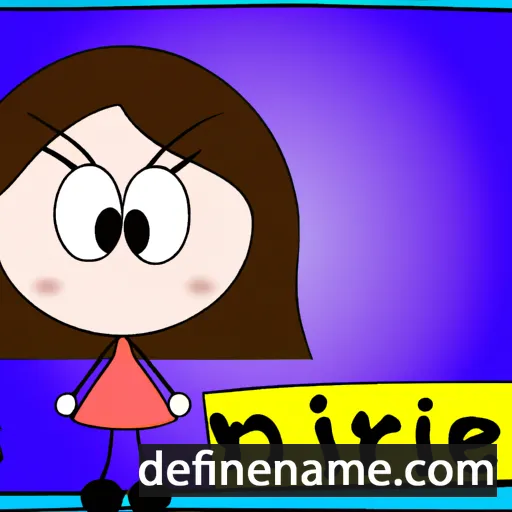 cartoon of the name Mirle