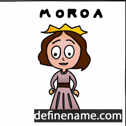 cartoon of the name Mirona