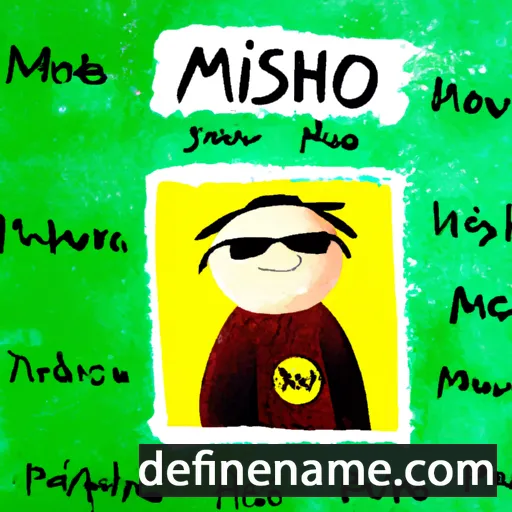 cartoon of the name Mirosh