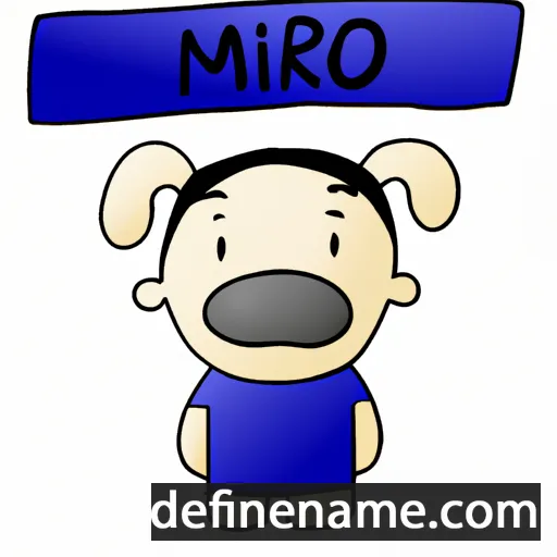 Mirou cartoon