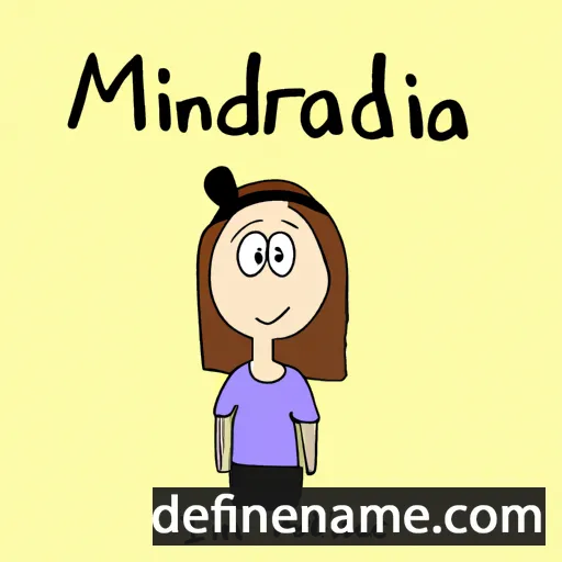 cartoon of the name Mirranda