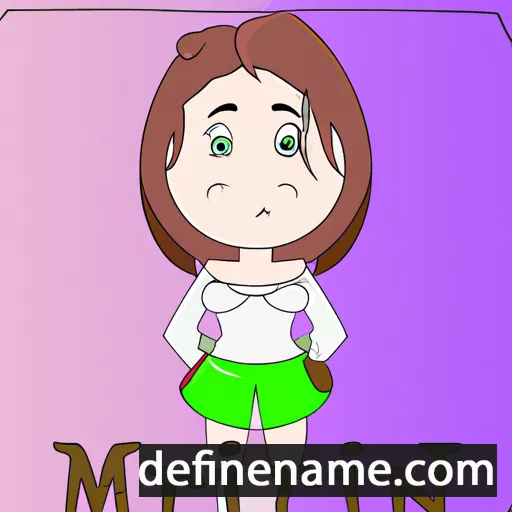 cartoon of the name Mirrin