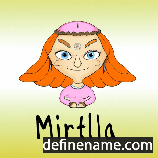 cartoon of the name Mirtala