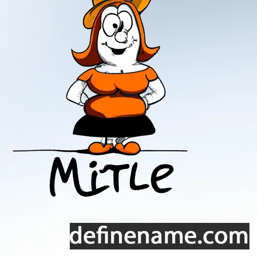 cartoon of the name Mirtel