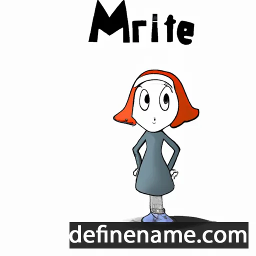 Mirtie cartoon