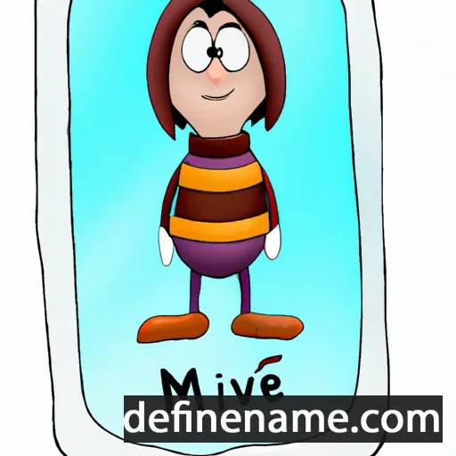 cartoon of the name Mirvet