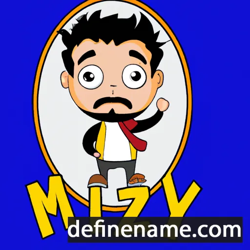 cartoon of the name Mirzaoy