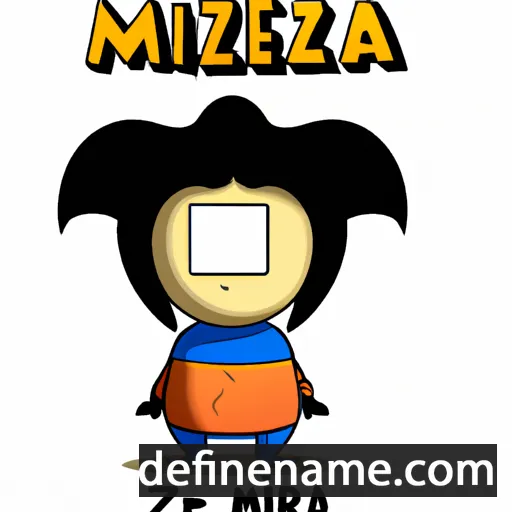 cartoon of the name Mirzeta