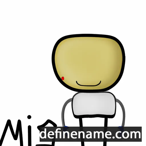 cartoon of the name Miś