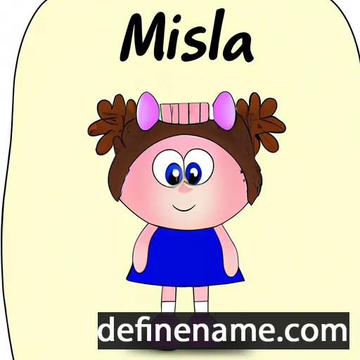 Mišela cartoon