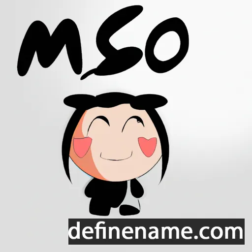 cartoon of the name Mišo