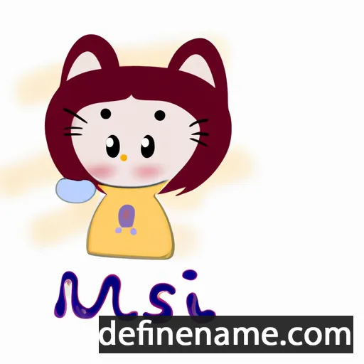 cartoon of the name Mișu