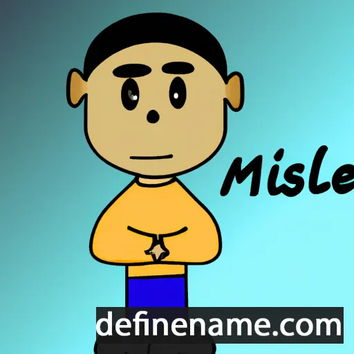 Misael cartoon