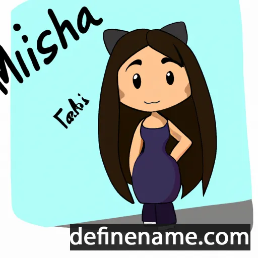 cartoon of the name Mischa