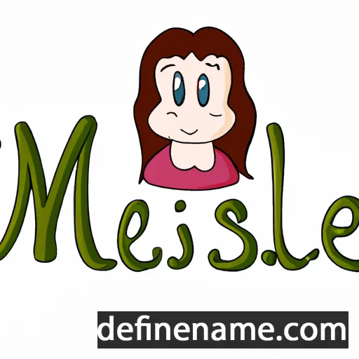 cartoon of the name Miselle