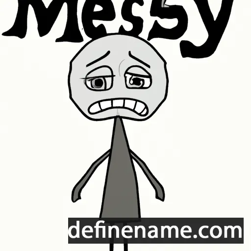 cartoon of the name Misery