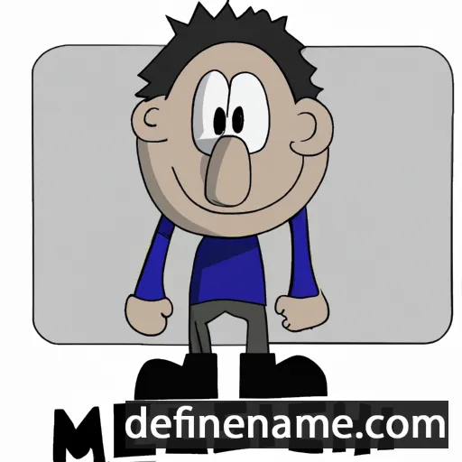 cartoon of the name Misheck