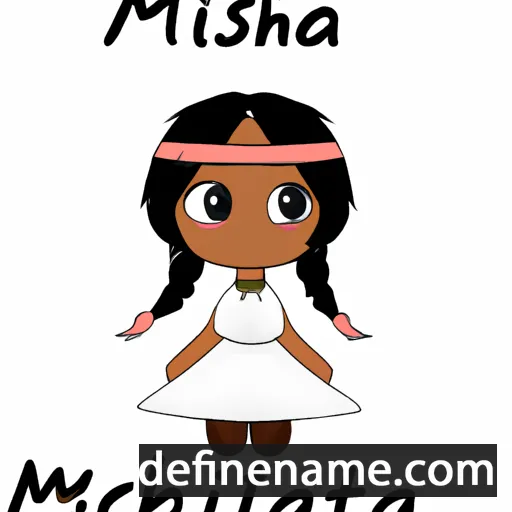 cartoon of the name Mishita