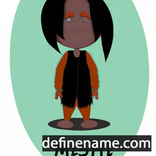 cartoon of the name Mishsha