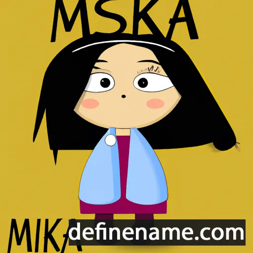 cartoon of the name Miska