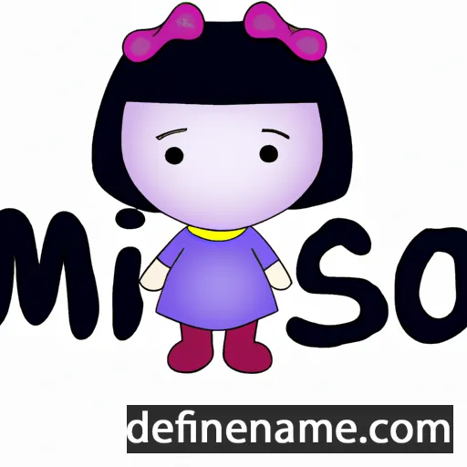 cartoon of the name Misou