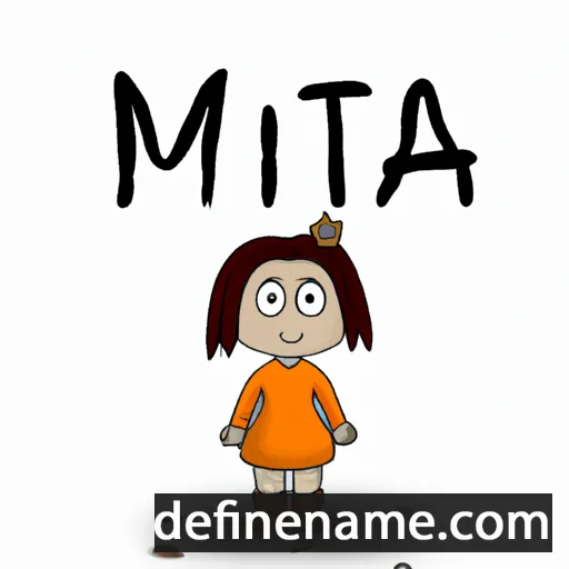 cartoon of the name Mita