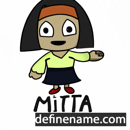 cartoon of the name Mita